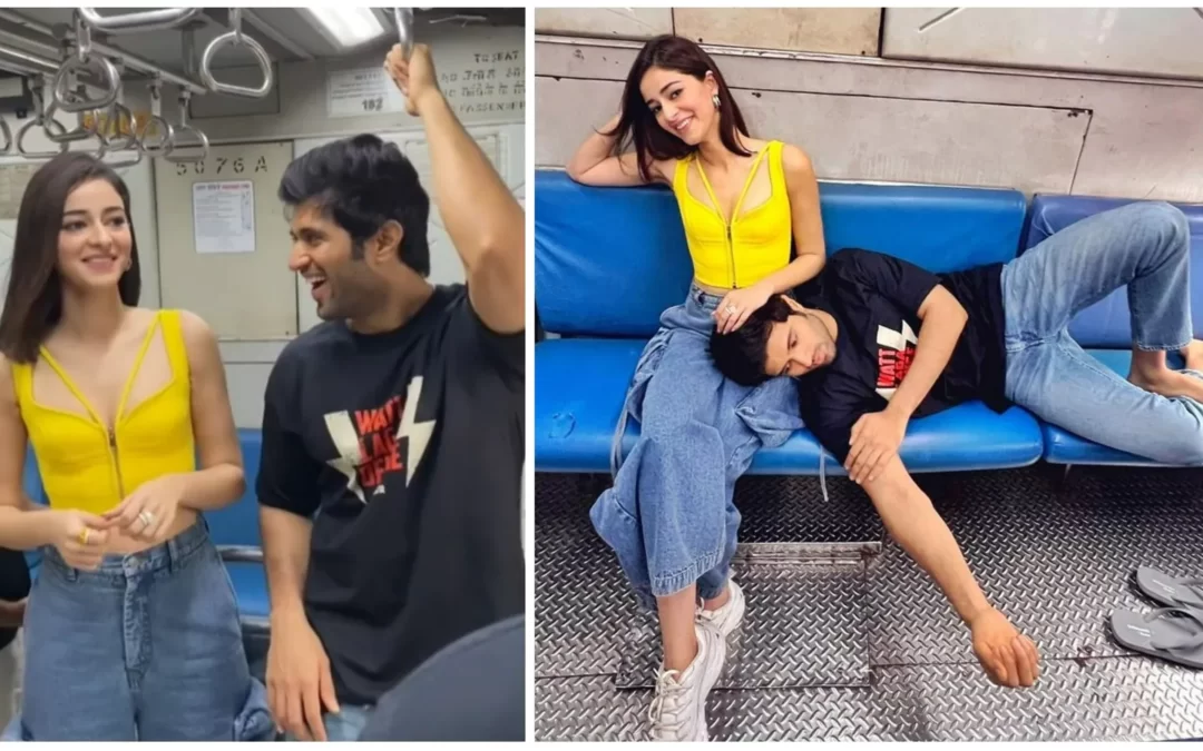 Vijay and Ananya fly Economy  for ‘Liger’ Promotions