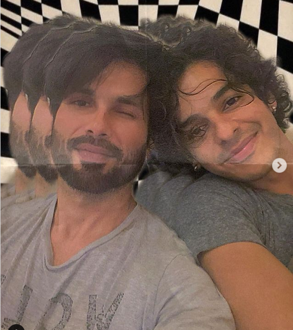 Family time with Shahid and Ishaan