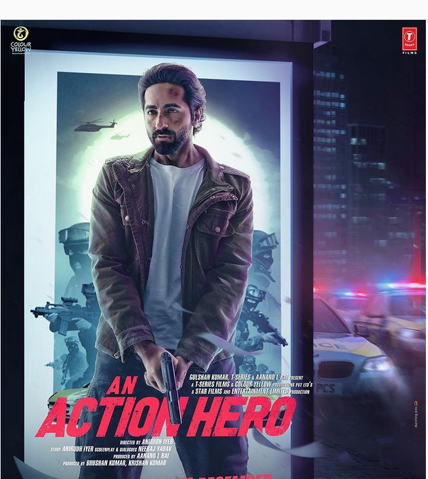 Ayushmann Khurana shares the poster of ‘AN ACTION HERO’