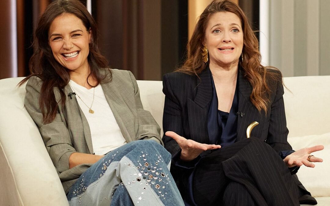 Katie Holmes Promoting ‘The Rare Objects’ on The Drew Barrymore Show