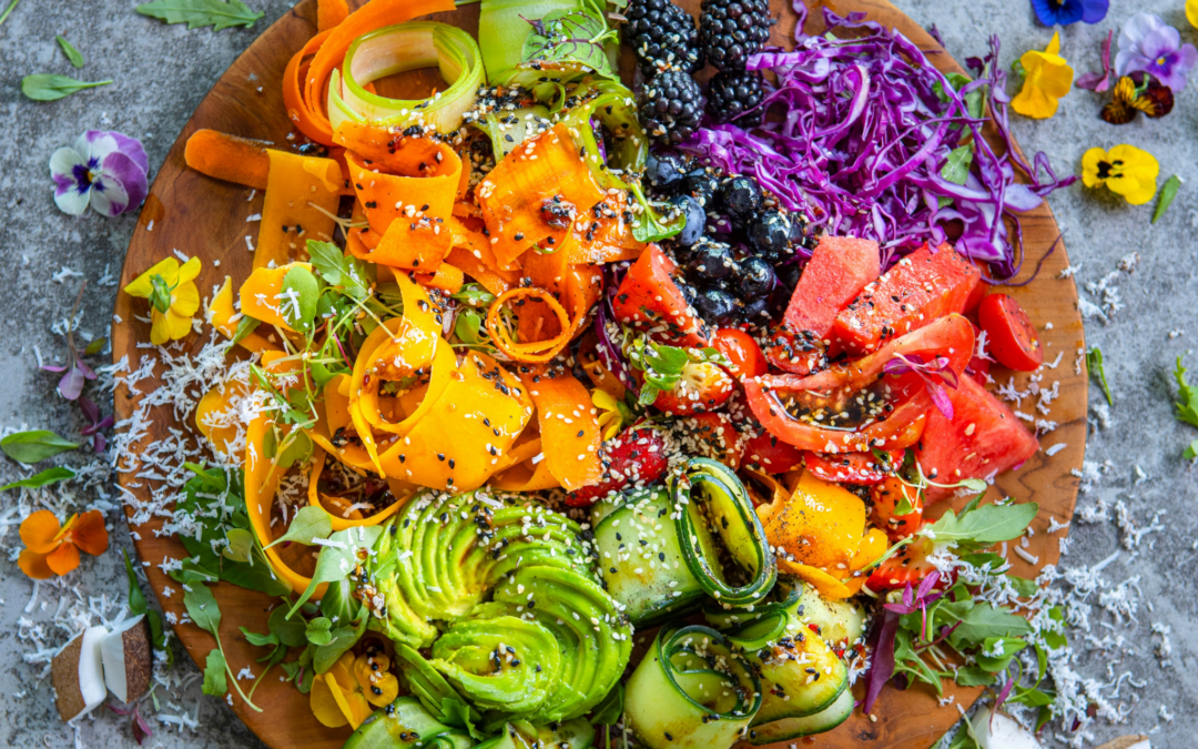 Colorful Fruit and Nut Salad Recipe