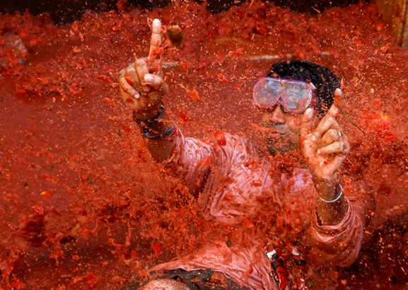 Get Ready to Get Messy:  La Tomatina