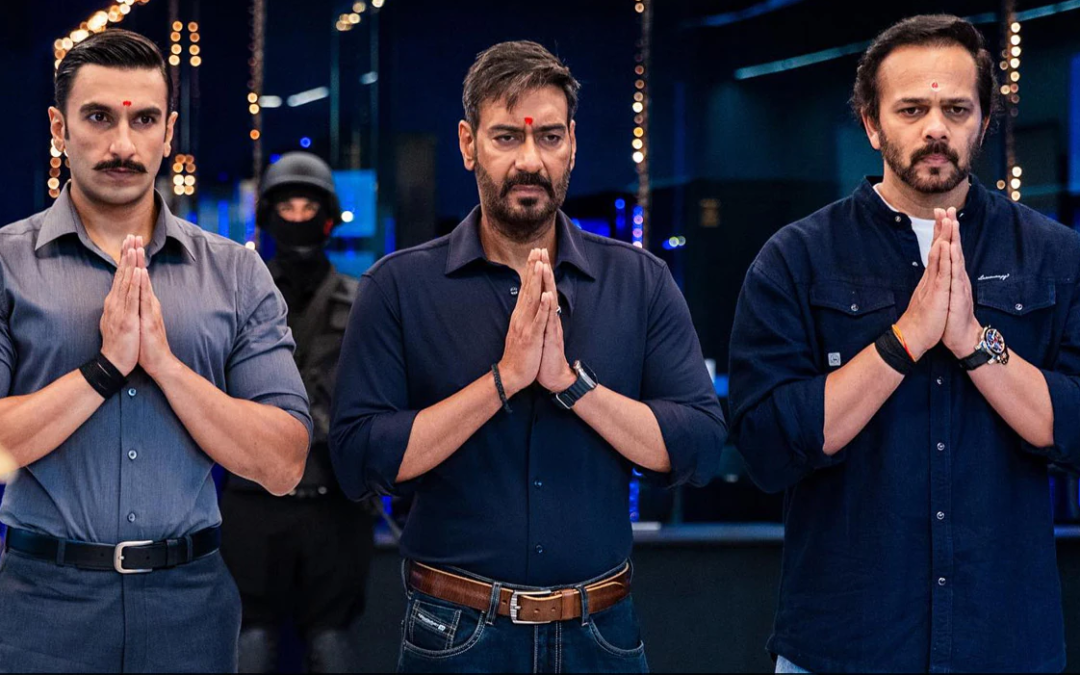 Triple Action Thrill: Akshay Kumar, Ranveer Singh, and Ajay Devgn Unveil Poster for Upcoming Blockbuster ‘Singham Again’