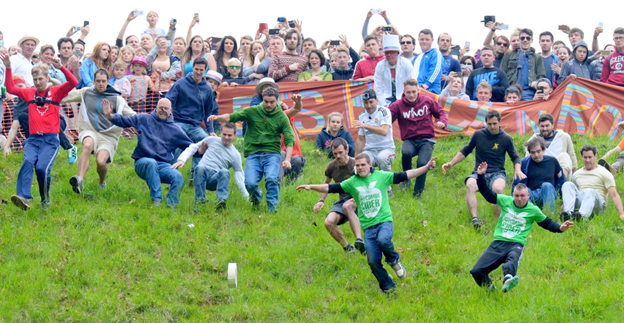 The Thrilling Tradition of Cheese Rolling