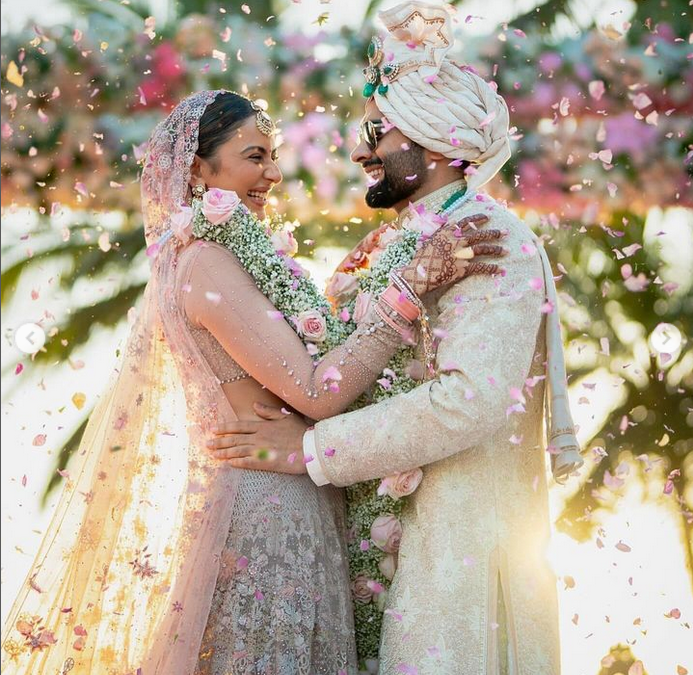 Celebrity Couple Rakul Preet Singh and Jackky Bhagnani Tie the Knot in Goa