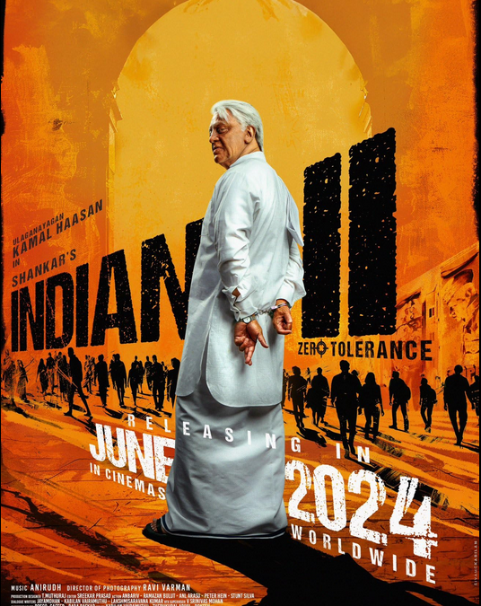 Kamal Haasan’s ‘Indian 2’ Set for Nationwide Release with Anirudh Ravichander’s Debut Single