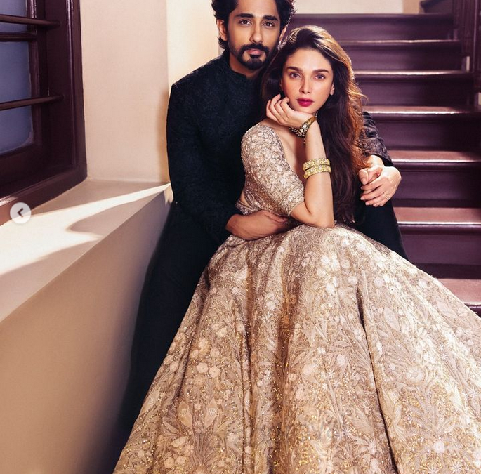 Aditi Rao Hydari and Siddharth Tie the Knot in Enchanting Ceremony