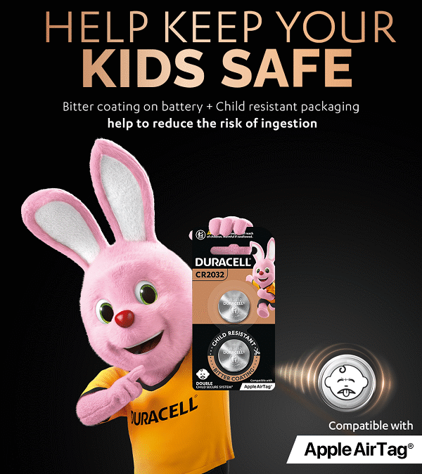 Duracell Introduces Innovative Range of Lithium Coin Batteries with Bitter Coating to Help Discourage Swallowing by Toddlers