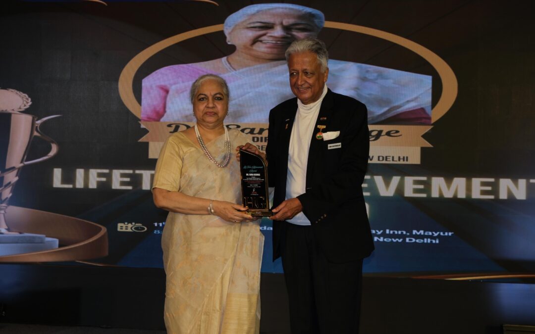 Dr. Sara George Muthoot Receives Lifetime Achievement Award