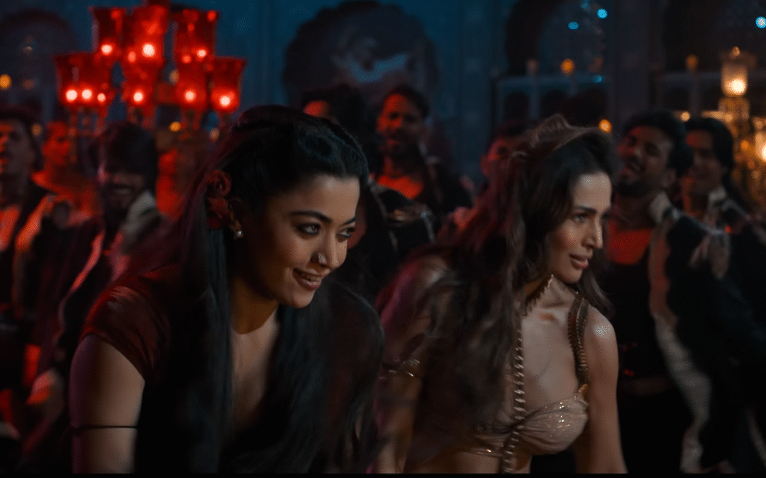 Malaika Arora and Rashmika Mandanna Set the Screen Ablaze in “Poison Baby” from Thamma