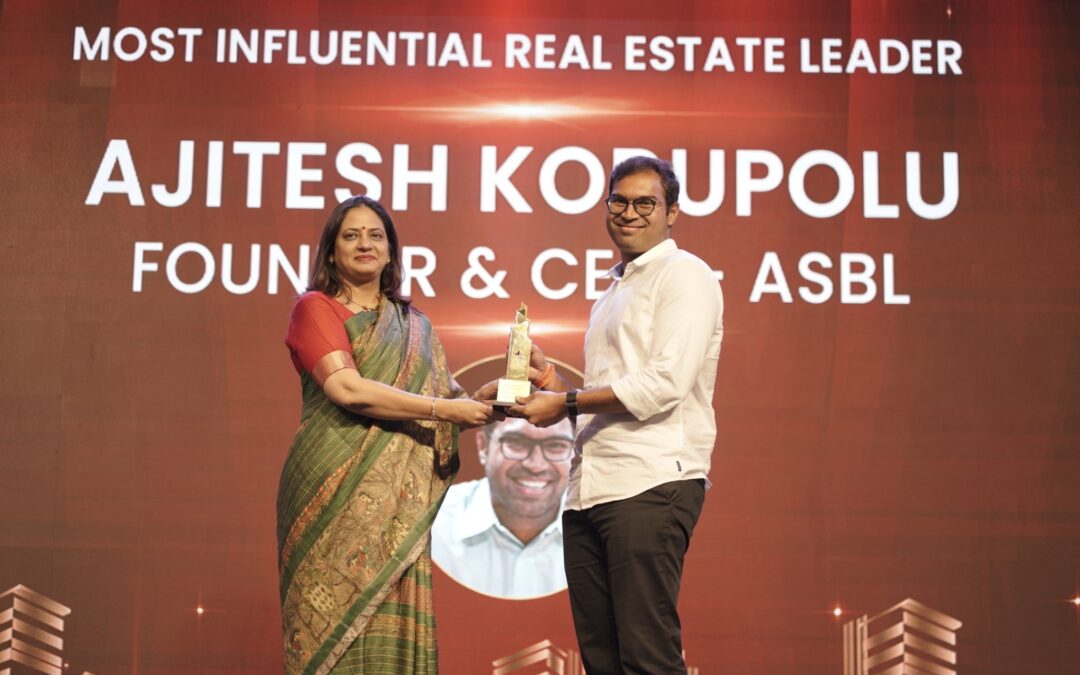 ASBL Wins the Fastest Growing Real Estate Company in India