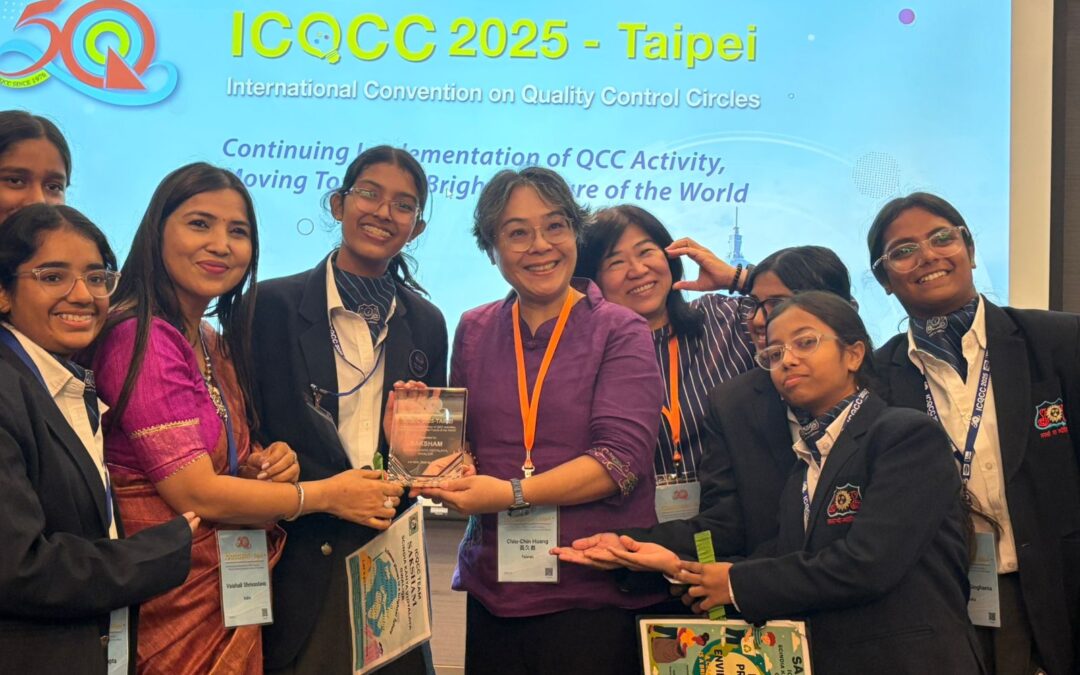 Scindiya Kanya Vidalaya, Gwalior wins 2 Gold Awards at the ICQCC 2025 Taiwan