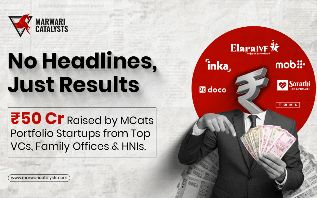 Funding News: Rs. 50 Cr Raised by Marwari Catalysts Portfolio Startups from Top VCs, Family Offices & HNIs
