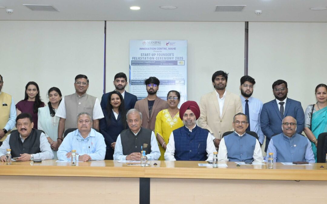 Alumnus Bikram Singh Bedi Felicitates Young Entrepreneurs at MAHE 33rd Convocation