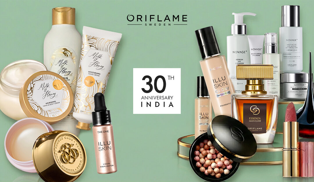 Oriflame Marks 30 Years in India with a Continued Focus on Product Excellence and Expanding Business Opportunities