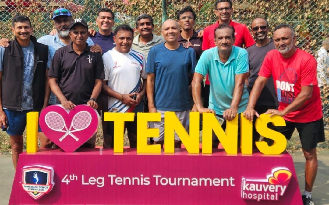 Kauvery Hospital & Tamil Nadu Seniors Tennis Club Organise Open Tennis Tournament