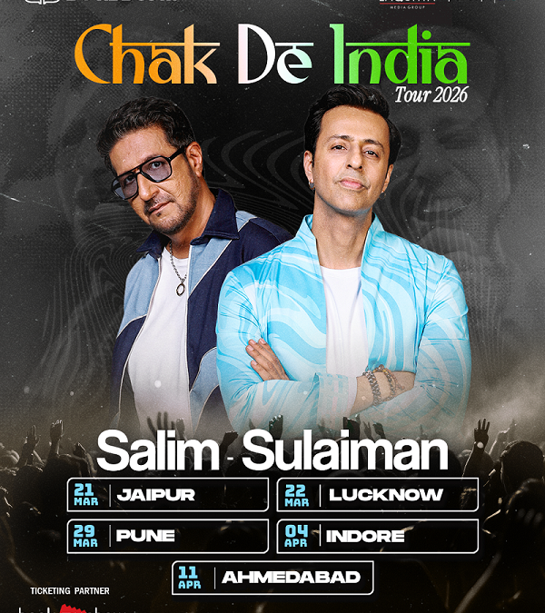 Percept Live in Partnership with Laqshya Media Group Announce Bollyboom's 'Chak De India Tour' with Salim-Sulaiman Honouring 33 Years of Iconic Music