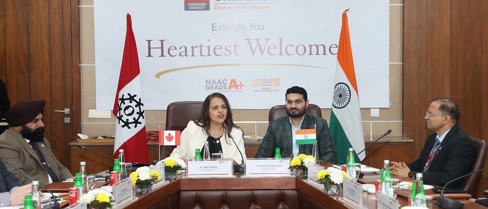 India-Canada Ties Reach a Strategic Turning Point, says Rajan Sawhney Indian Origin Canadian Minister at Chandigarh University