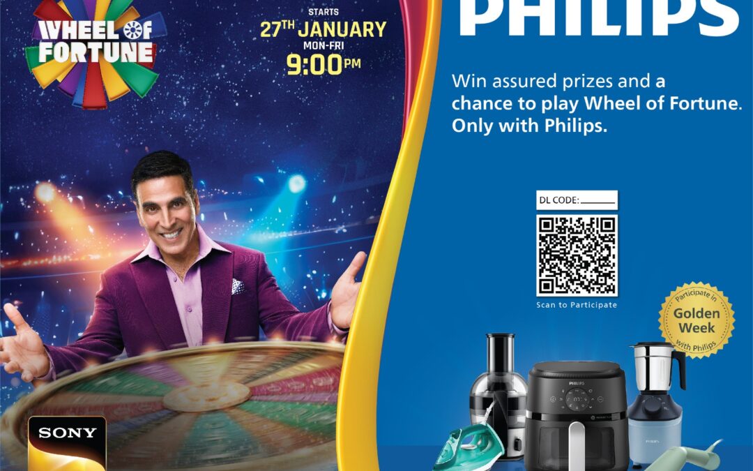 Philips Home Appliances Teams up with Wheel of Fortune, the No.1 Game Show Worldwide for a Nationwide Consumer Campaign