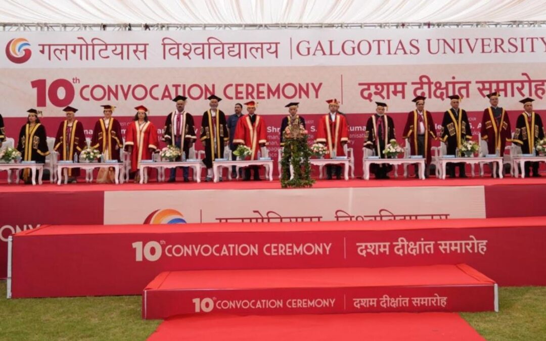 Galgotias University Hosts 10th Convocation Ceremony; Leaders Highlight Resilience, Discipline, and Lifelong Learning