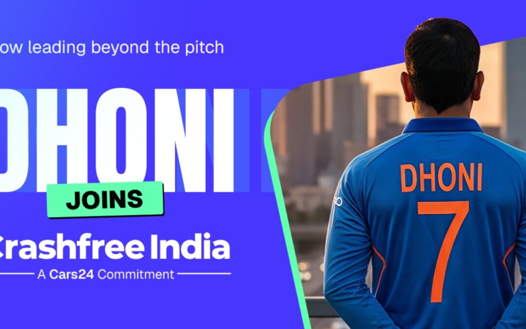 MS Dhoni Joins Cars24's Crashfree India As Goodwill Ambassador