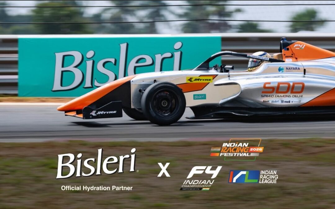Bisleri International becomes Official Hydration Partner of F4 and the Indian Racing League