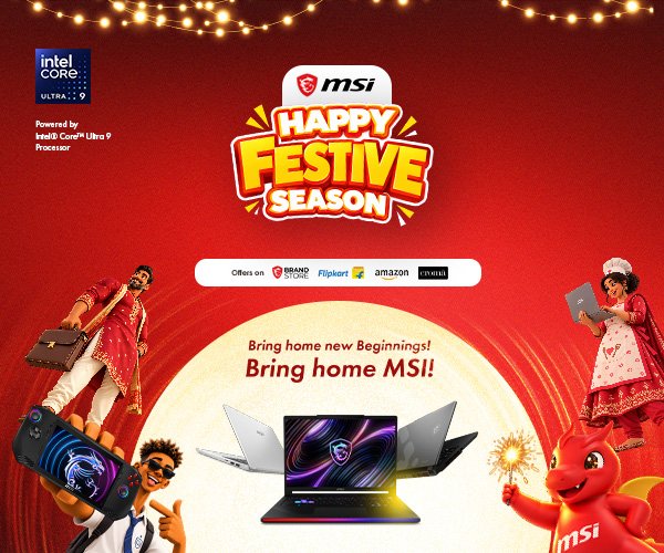 MSI Announces Diwali Offers 2026 with Extended Warranty, Flexible EMI and Exclusive Festive Deals