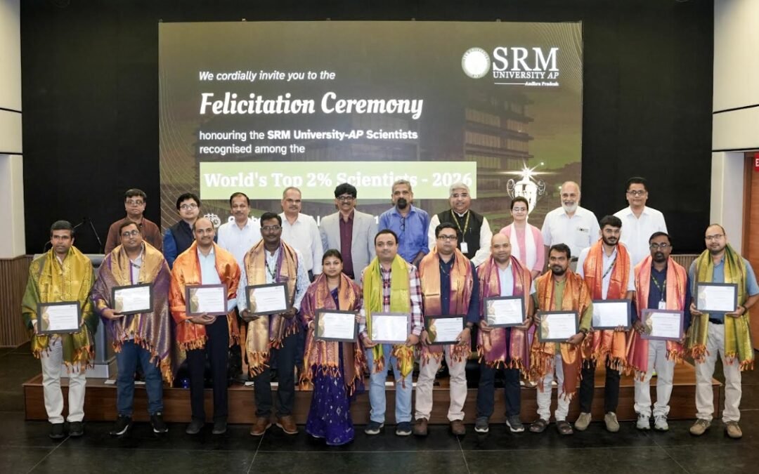 SRM AP's Research Excellence Grows as 20 Faculty Members Feature Among the World's Top 2 percent Scientists