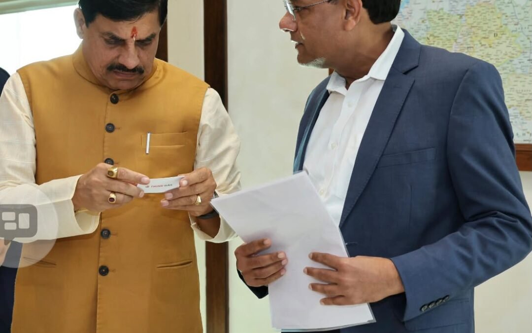 THINK Gas MD & CEO Meets Madhya Pradesh Chief Minister to Discuss VAT Reduction on Natural Gas